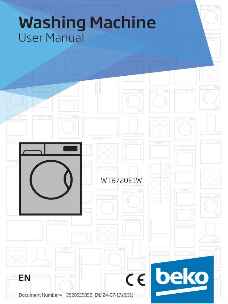 Washing Machine User Manual PDF Ac Power Plugs And Sockets