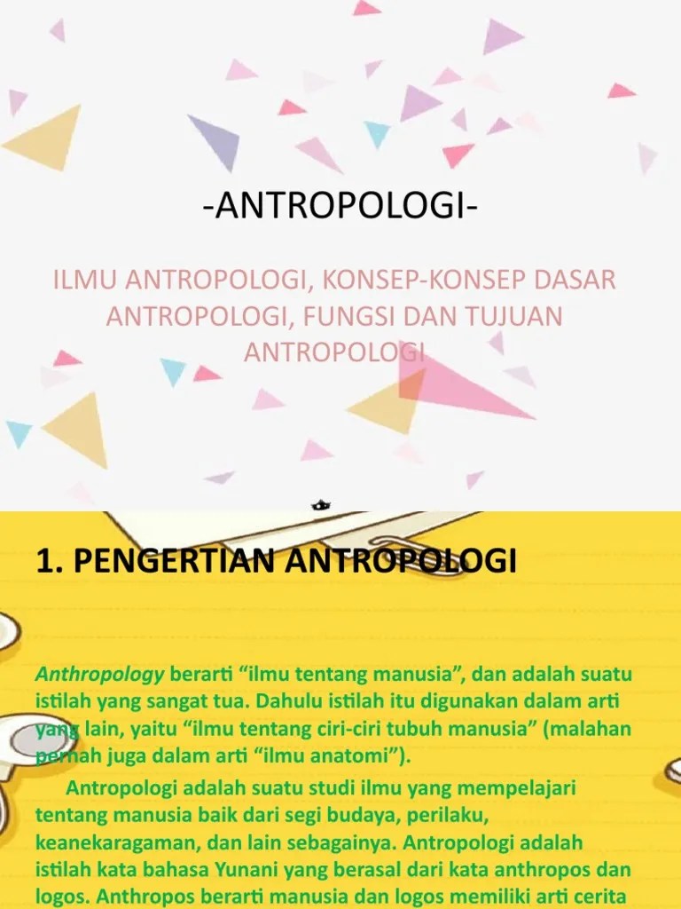 ANTROPOLOGI | PDF