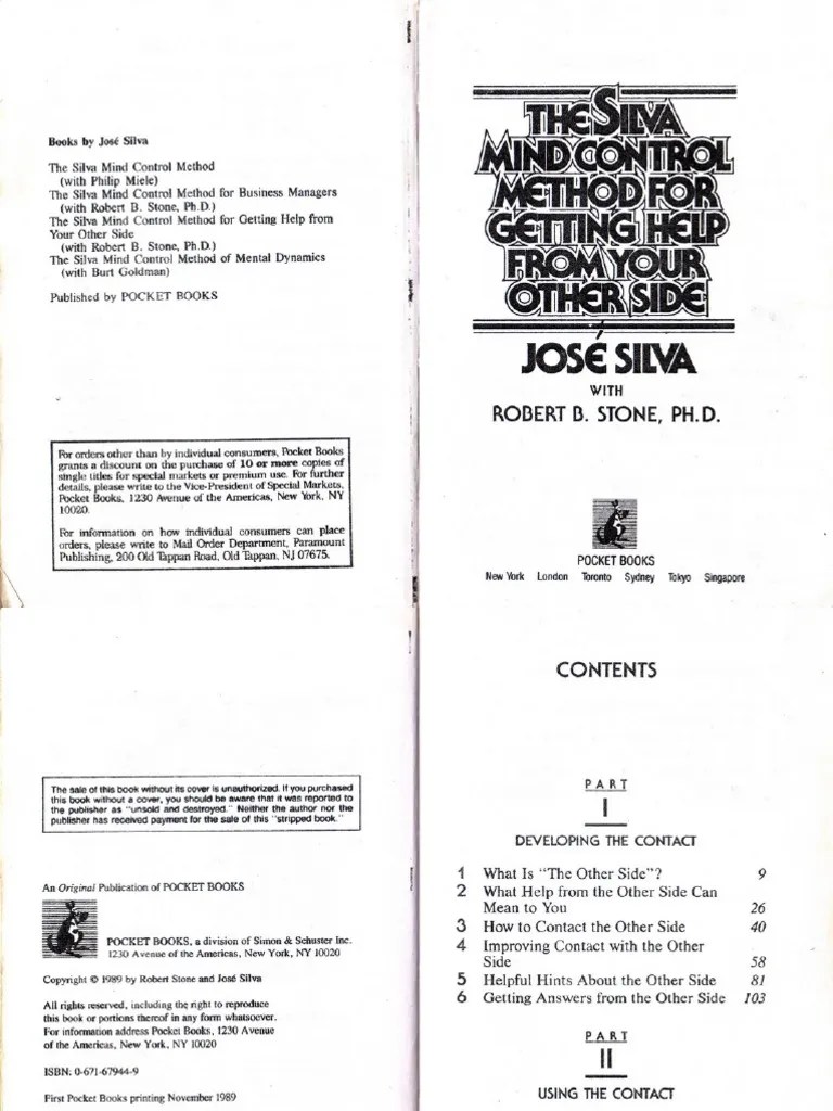 The Silva Mind Control Method Vol 01 PDF
