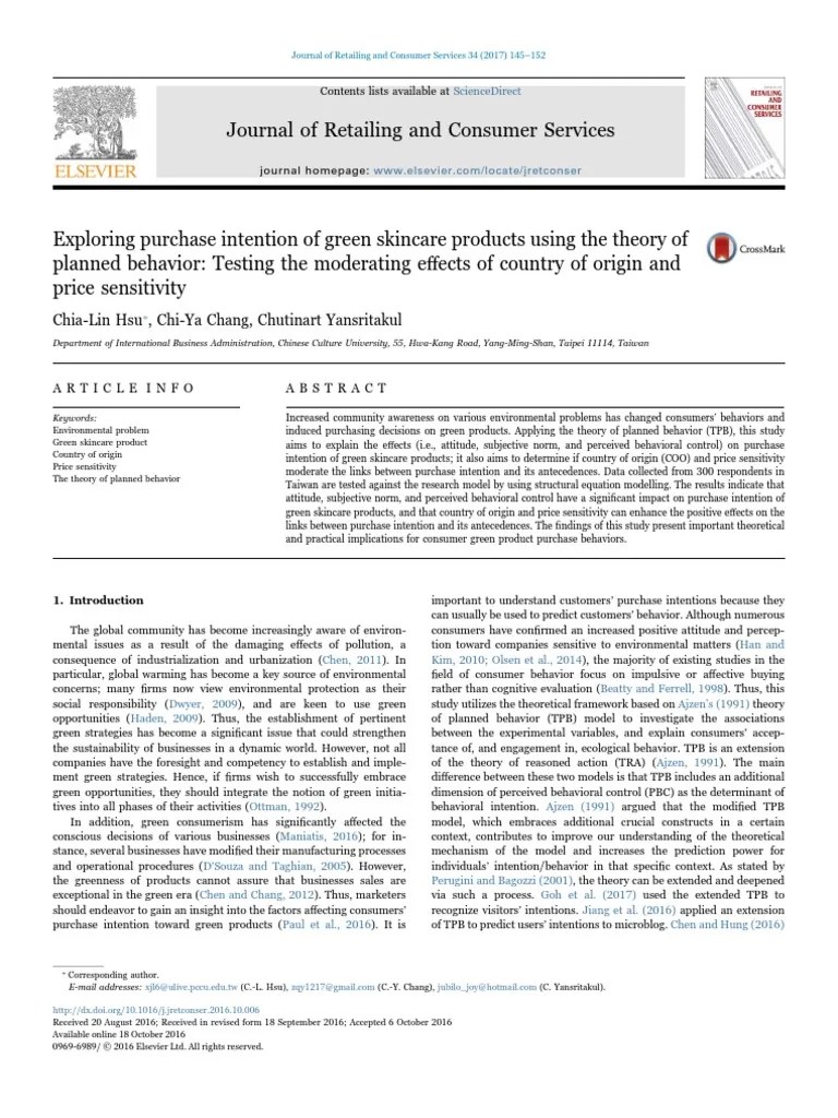 Crossmark Journal of Retailing and Consumer Services PDF