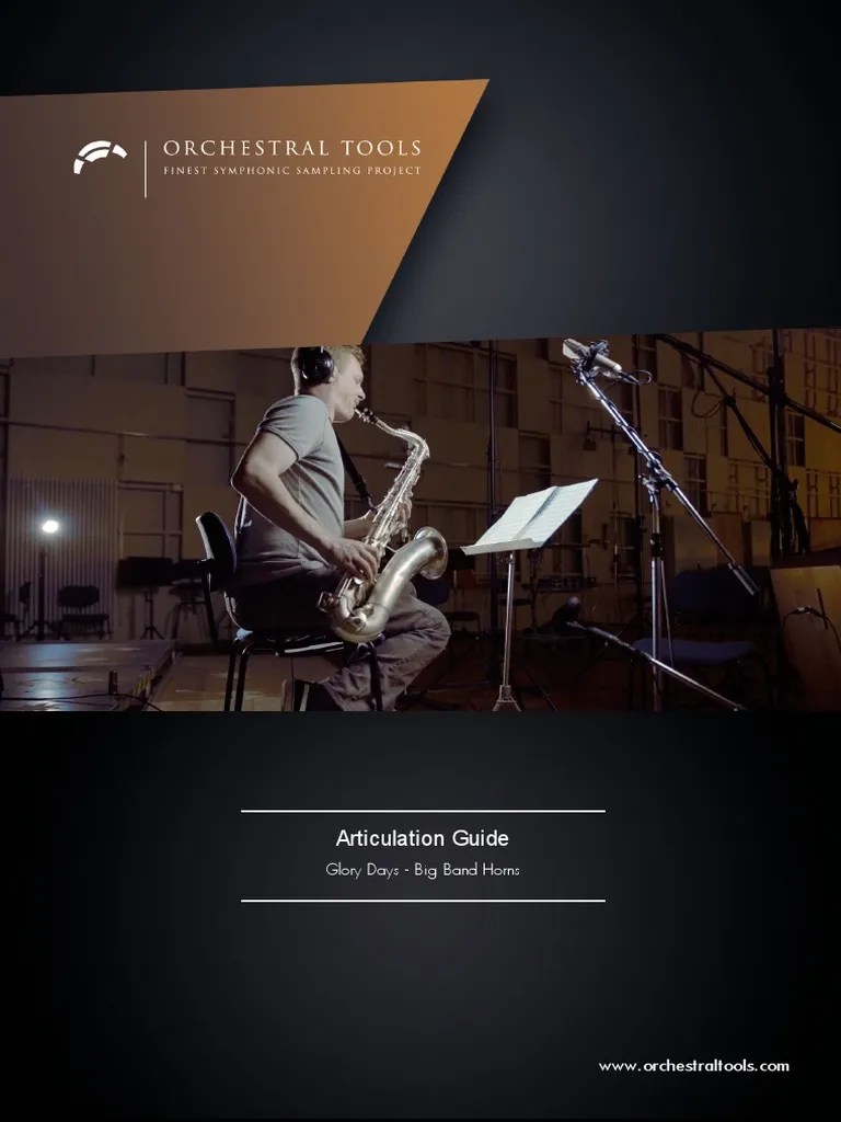 Articulation Guide. Glory Days Big Band Horns. PDF Trombone