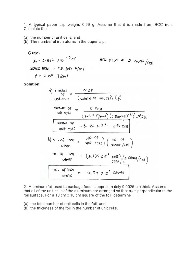 Materials Engineering Questions PDF