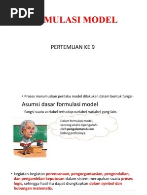 Formulasi Model Deterministik | PDF