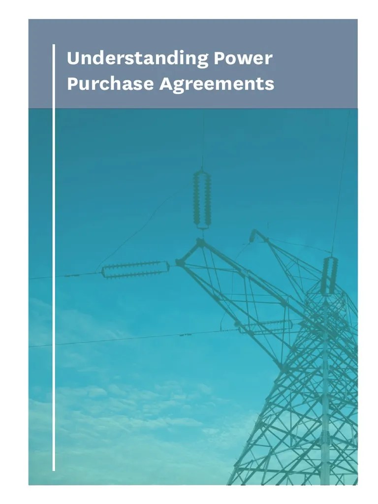 Understanding Power Purchase Agreements PDF Watt Nature