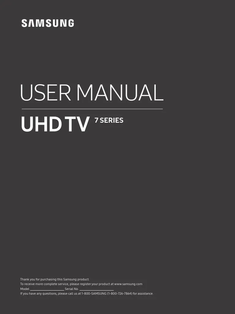 Manual TV Samsung | PDF | Ac Power Plugs And Sockets | Television