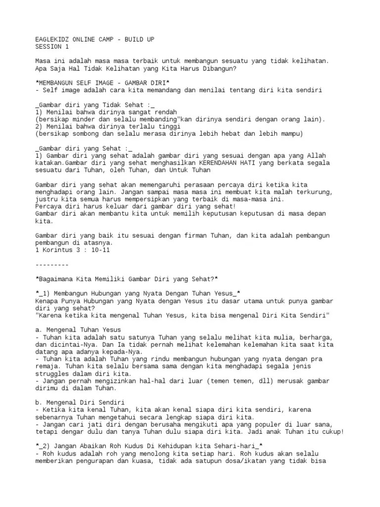 EK Build Camp - Sesi 1 | PDF