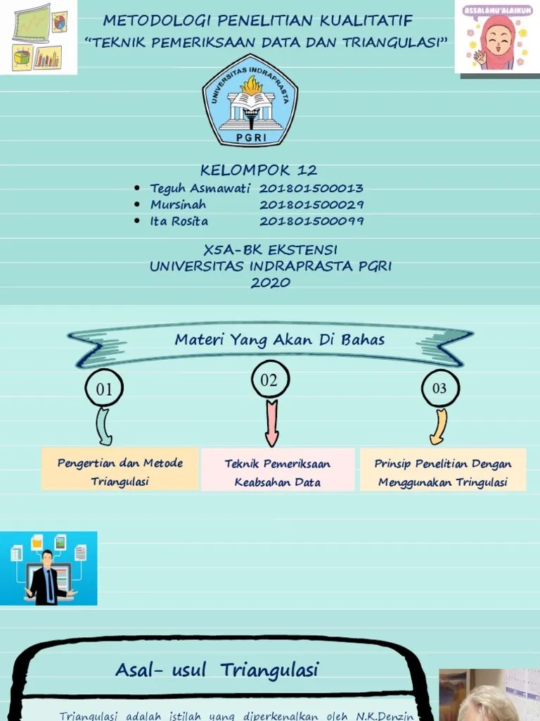 Teknik Pemeriksaan Keabsahan Data &amp; Triangulasi | PDF