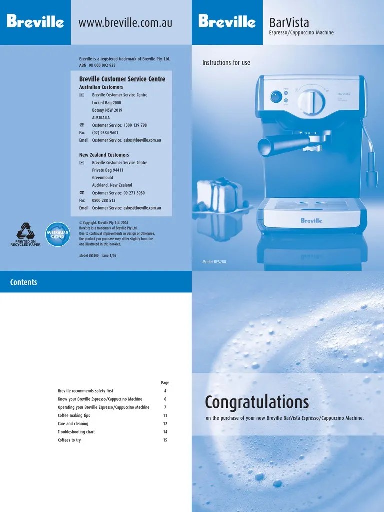Coffee machine instructions | Coffee | Drink | Free 30-day Trial | Scribd