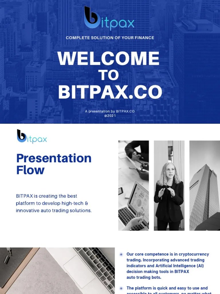 Bitpax Co Complete Solution of Your Finance PDF