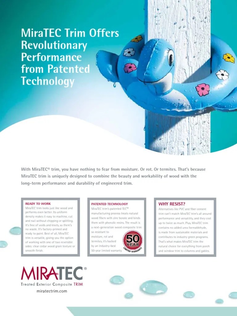 MiraTEC Trim Brochure Wood Green Building