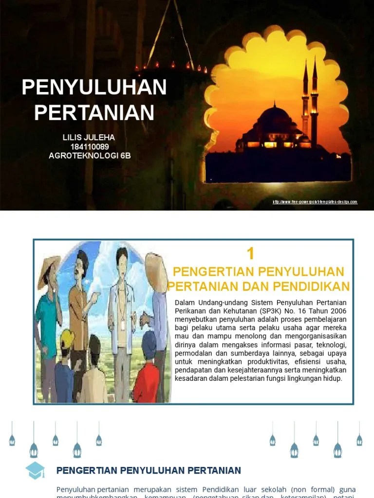 Lilis Juleha 184110089 Agt 6B Penyuluhan Pertanian Tugas 1 | PDF