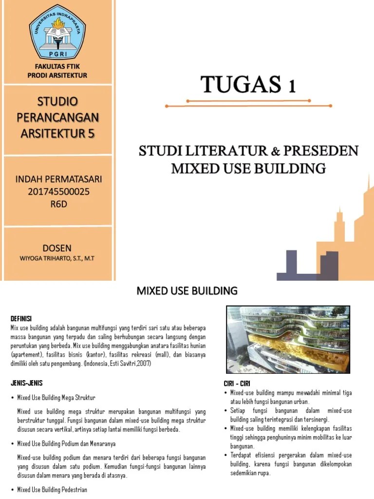 Tugas 1 - Studi Literatur &amp; Preseden (Revisi)