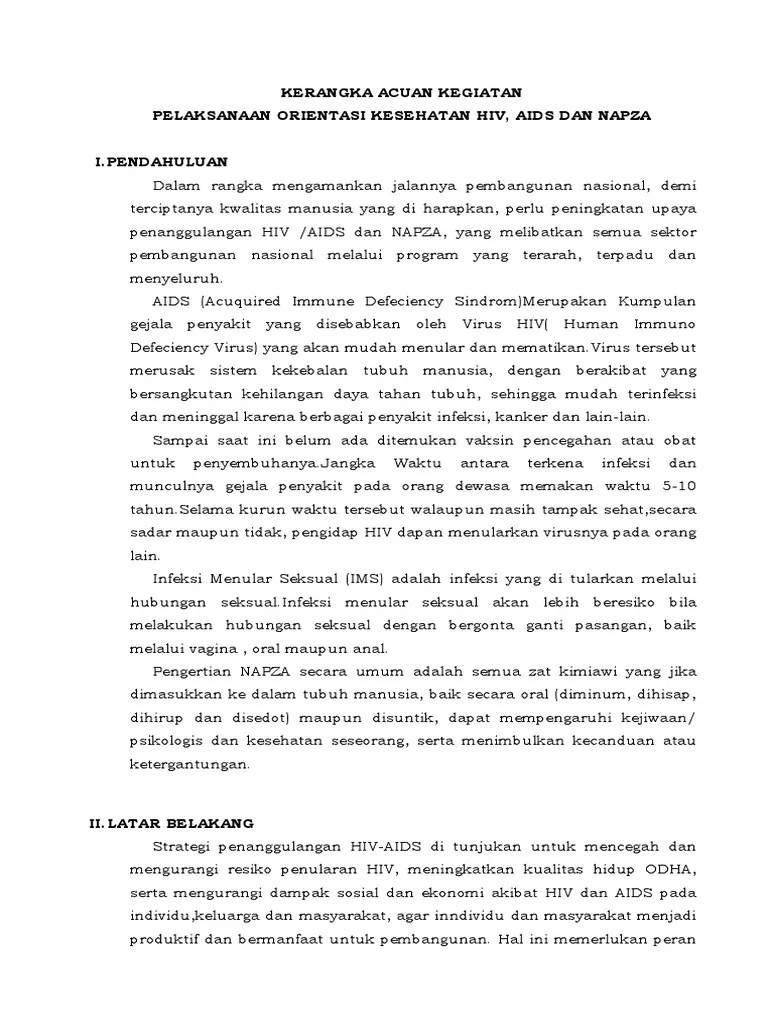Kak Penyuluhan Hiv | PDF