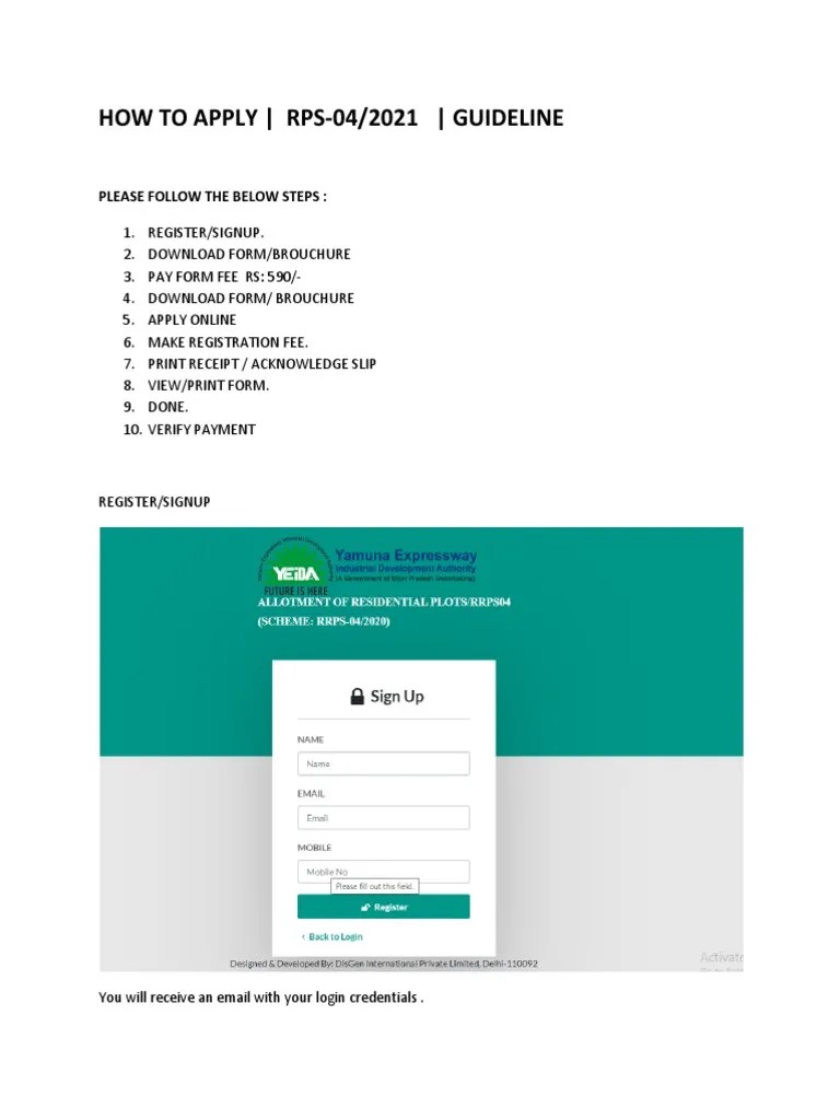 Instructions To Fill Form PDF