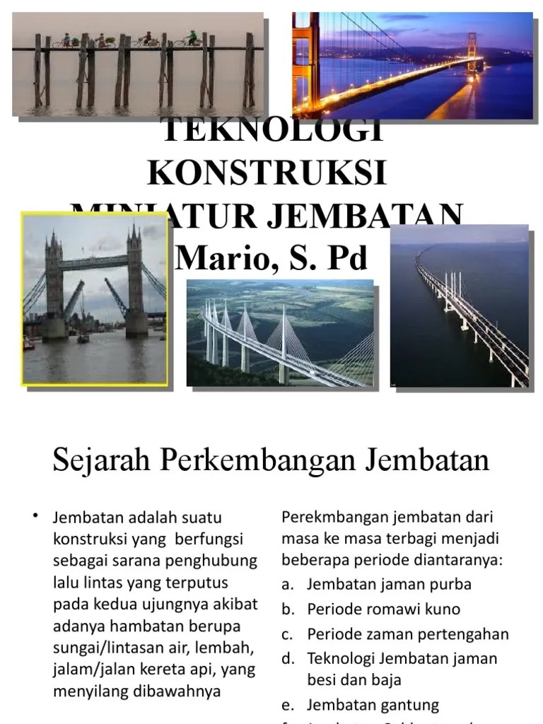 A HISTORY OF BRIDGE DEVELOPMENT PDF