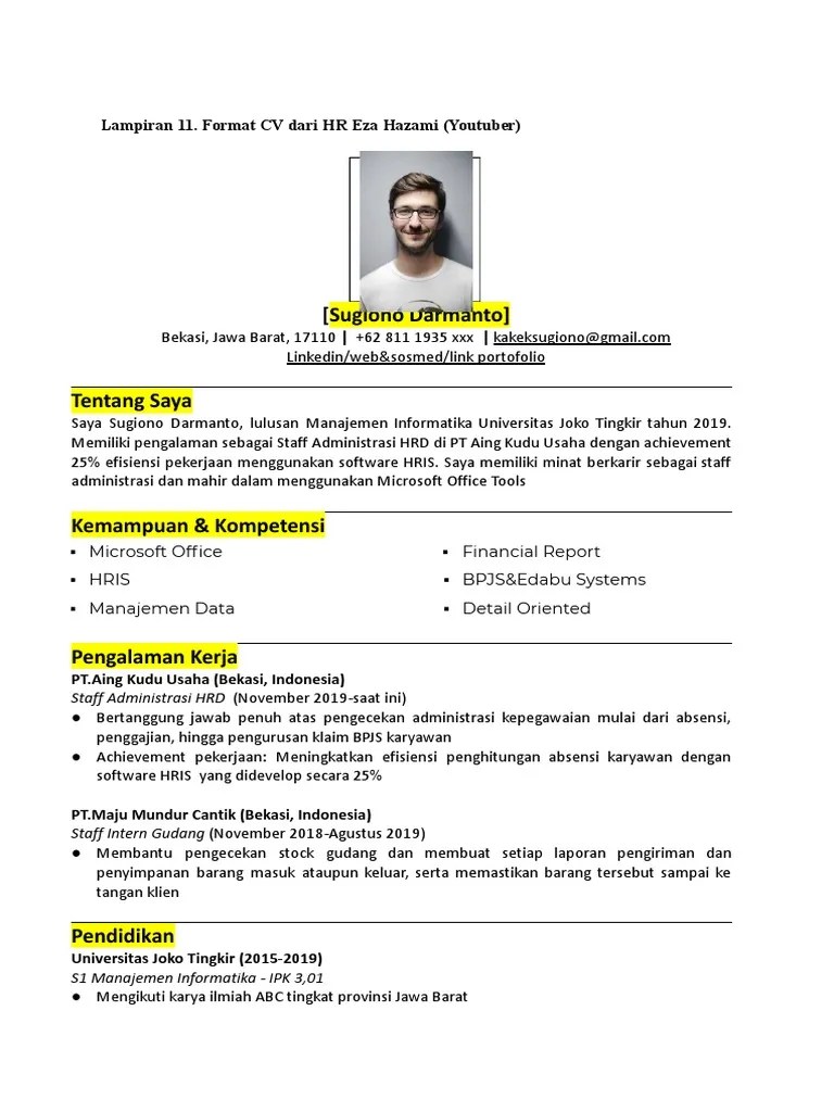 Format CV | PDF