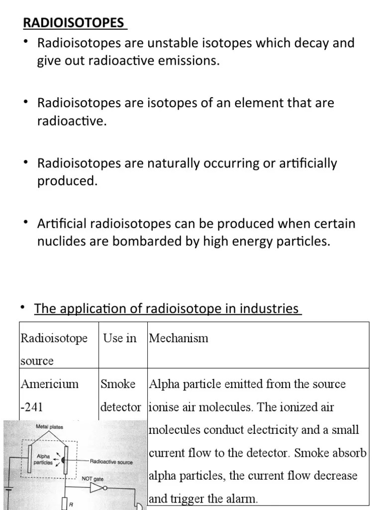 10.3 Uses of Radioisotopes PDF Radionuclide Ionizing Radiation