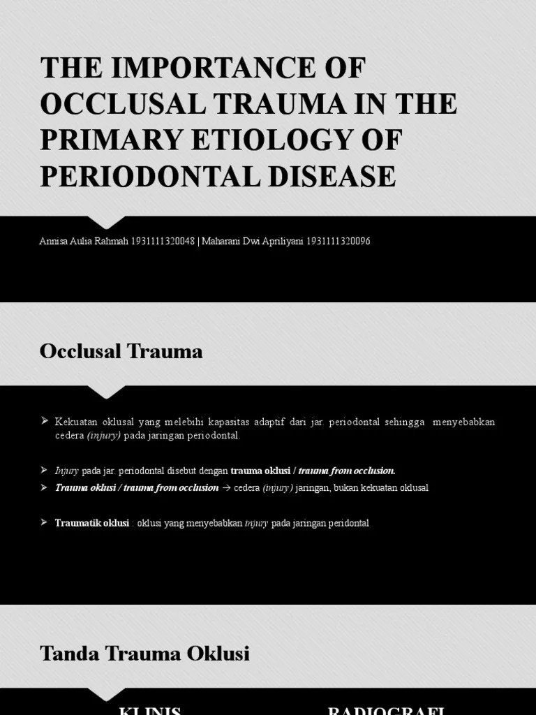 Occlusal Adjustment in TFO (Lapsus) PDF