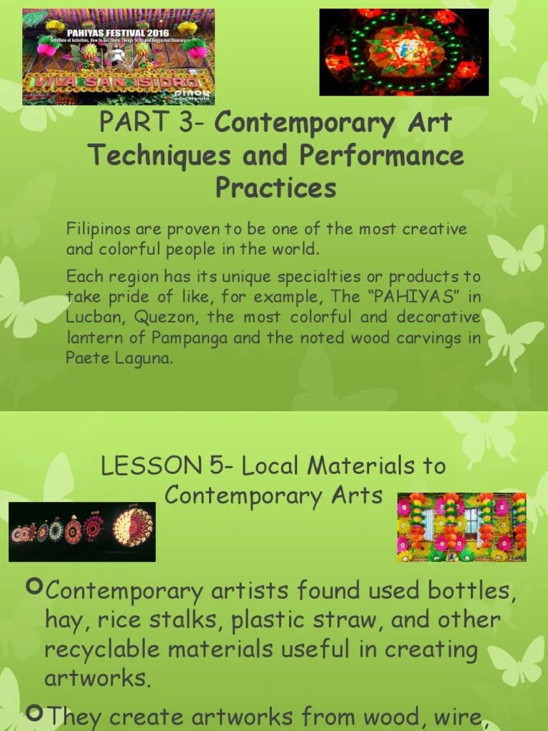 PART 3Contemporary Art Techniques and Performance Practices PDF