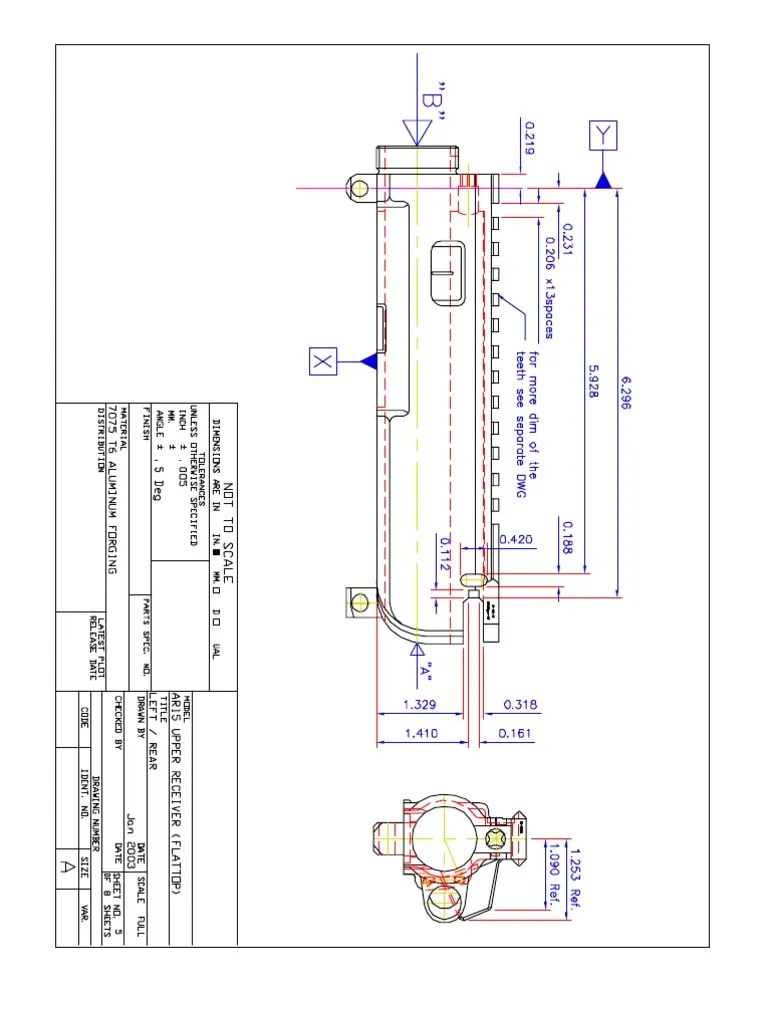 Ar15A3styleUpperreceiverblueprints