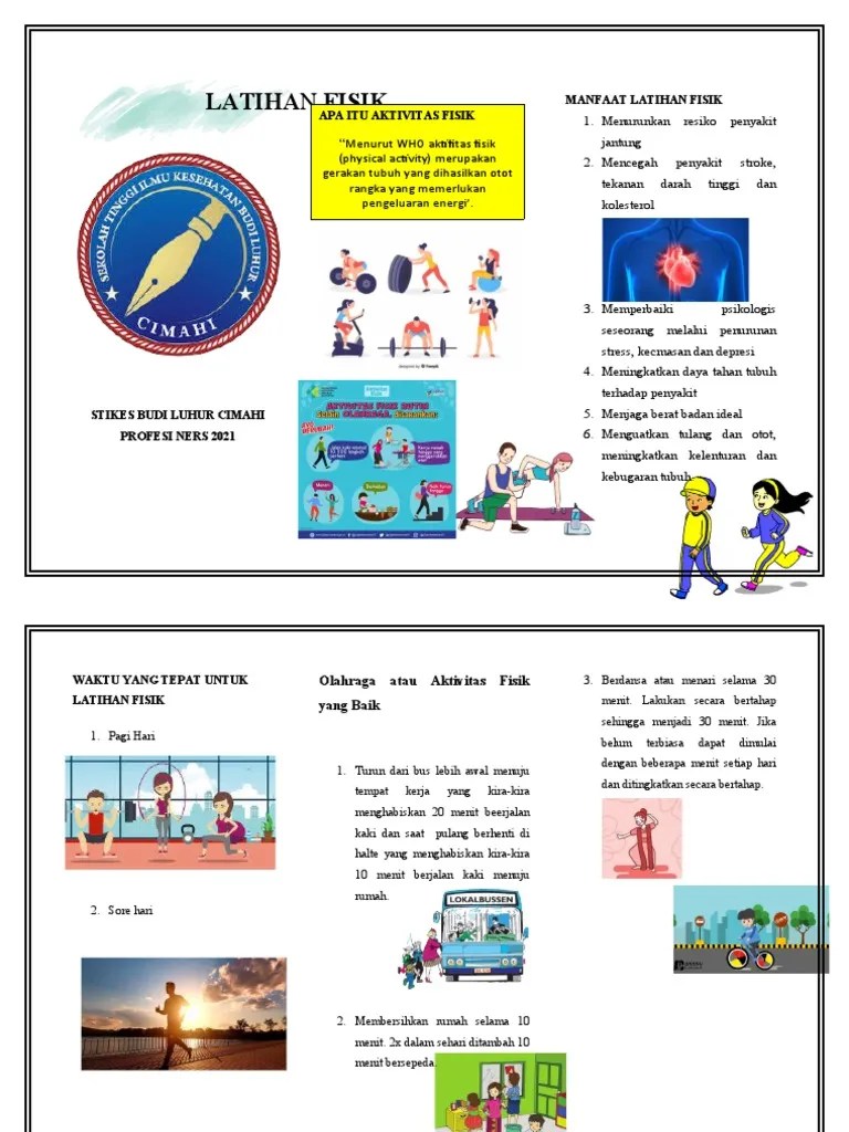 Leaflet AKTIVITAS FISIK | PDF