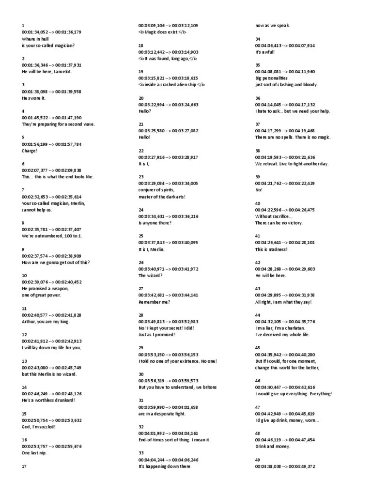 Transcript of Transformers The Last Knight PDF