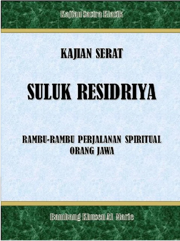 Buku Suluk Residriya Full | PDF