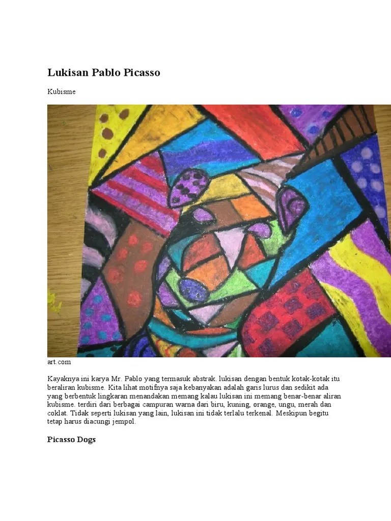 Lukisan Pablo Picasso | PDF