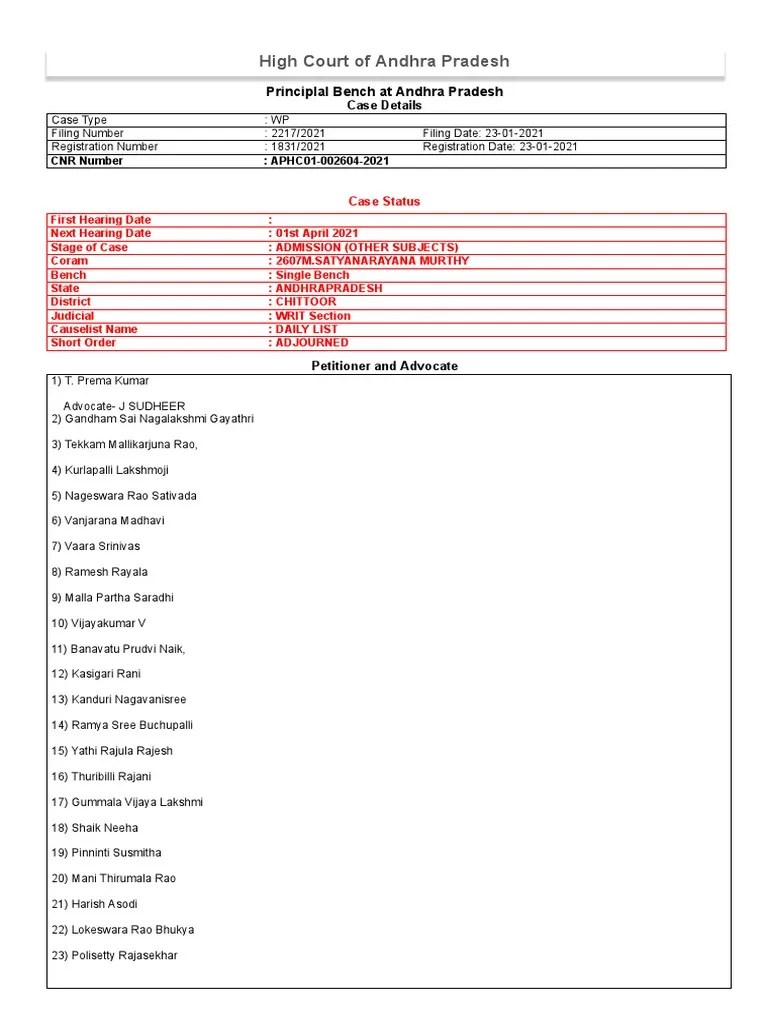 Case Status Search by Case Number PDF Common Law Separation Of