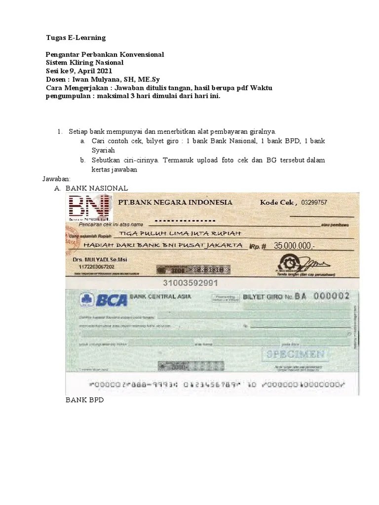 Tugas Bank Konvensional-P9 | PDF