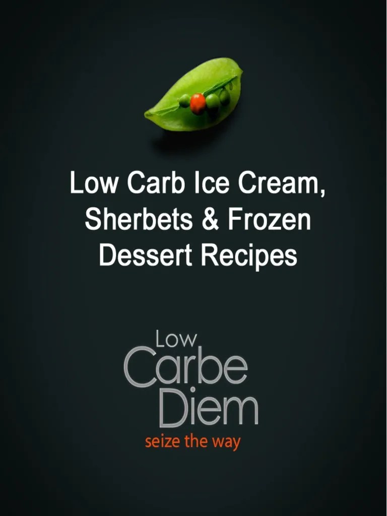 19 Low Carb Ice Cream Recipes PDF Ice Cream Chocolate