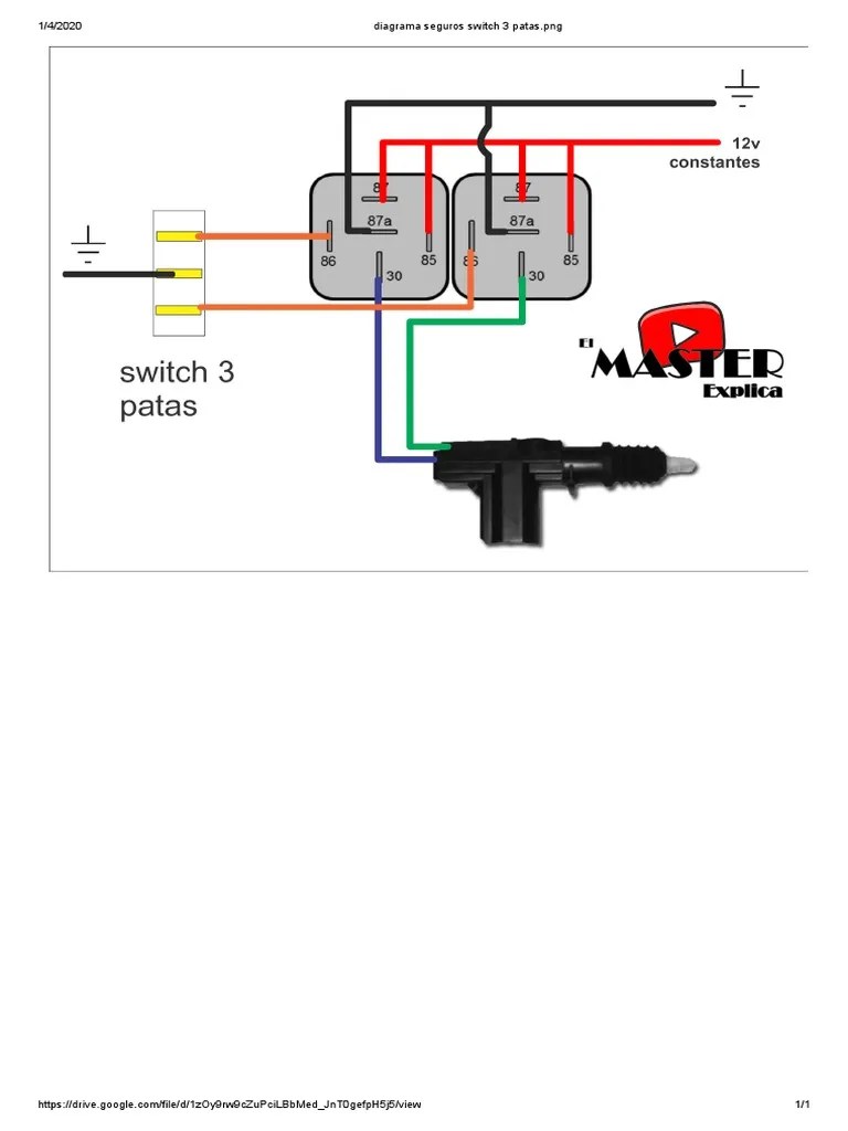 Diagrama Seguros Switch 3 Patas - PNG | PDF