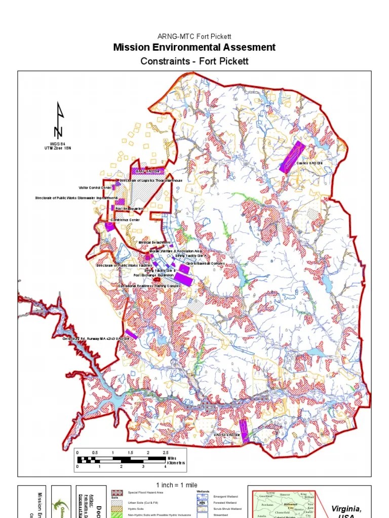 Camp Pickett Virginia Map F3 Constraints Fort Pickett Earth & Life Sciences Earth Sciences