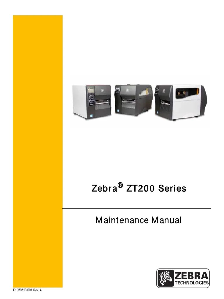 ZT210, ZT220, ZT230 Service Manual PDF Printer Computing And Information