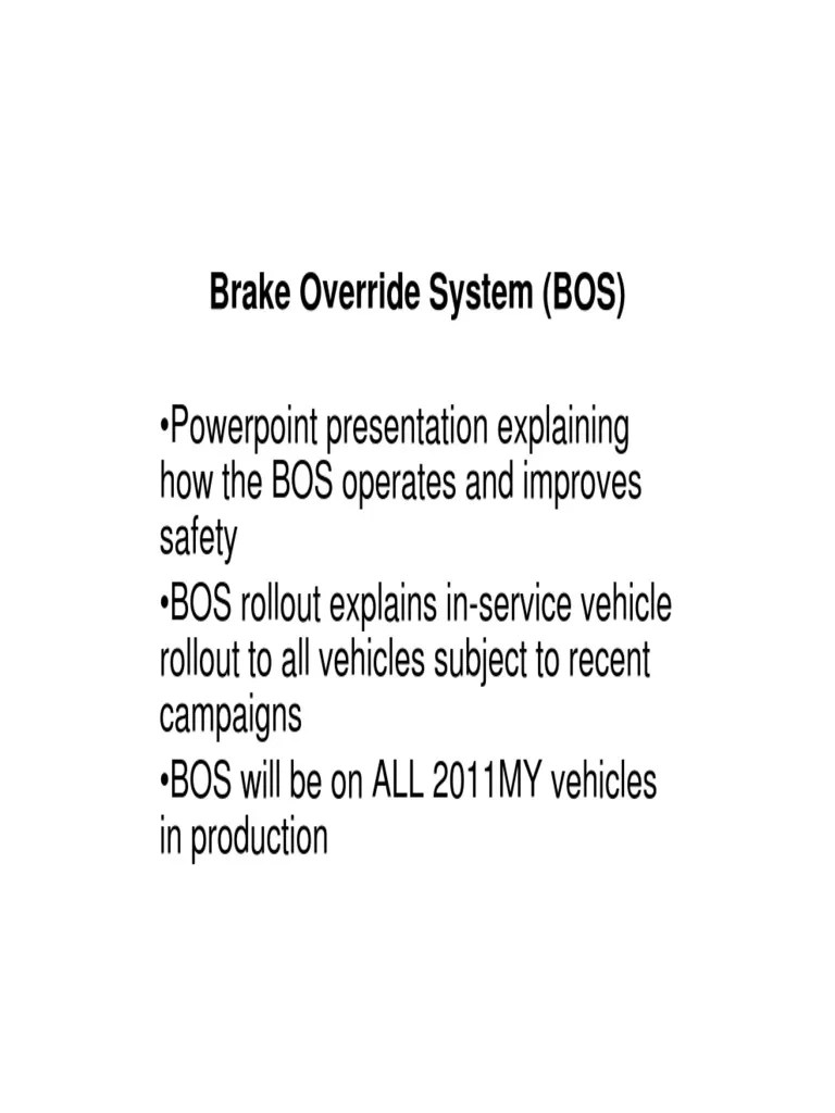 Tab 11 Toyota Brake Override System How It Works and Rollout PDF