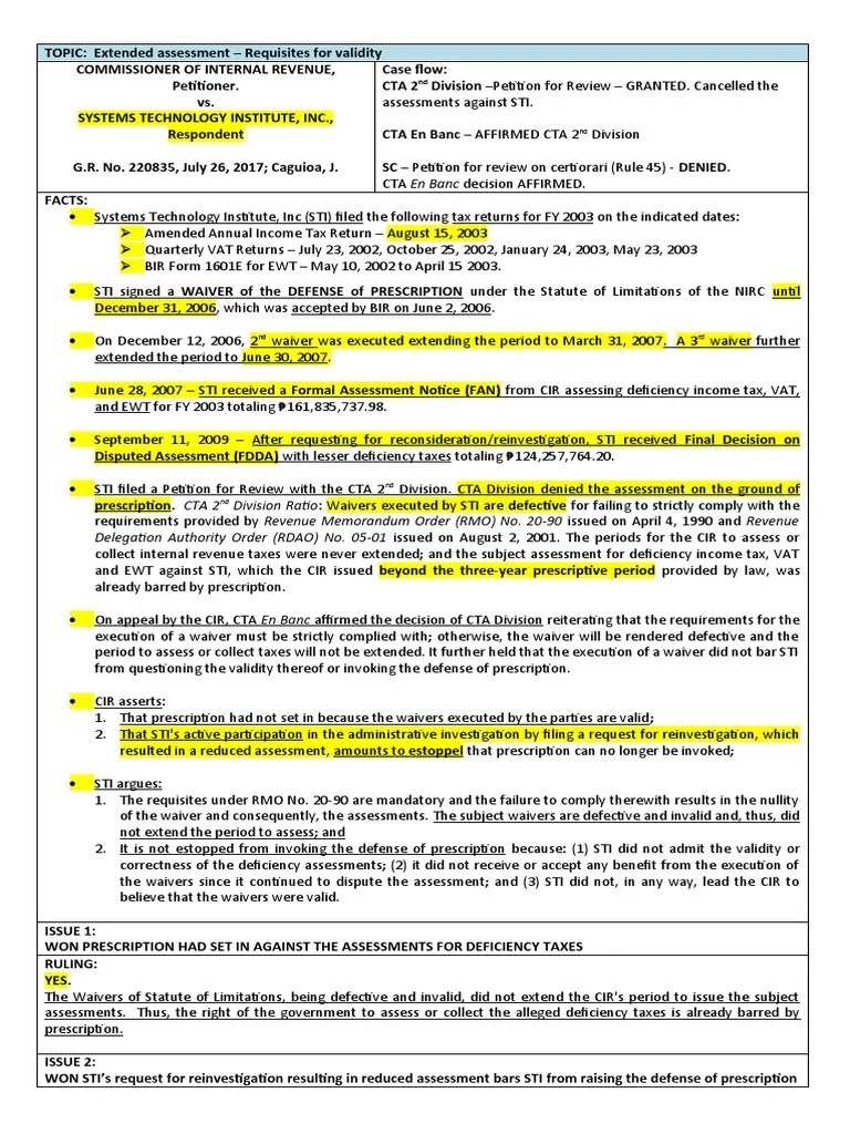 Requisites for Validity Strict Compliance with Procedures is Necessary