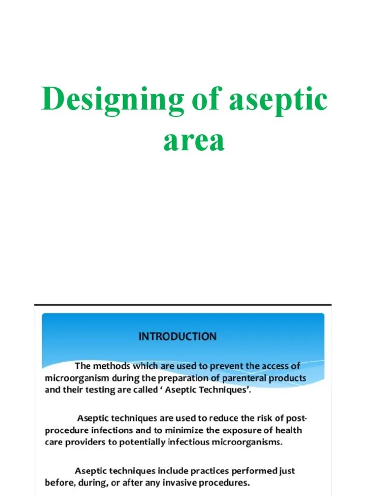 Aseptic Technique PDF Purified Water Sterilization (Microbiology)