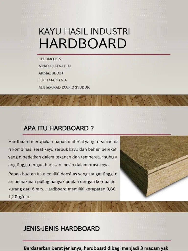 K.5) Hardboard | PDF