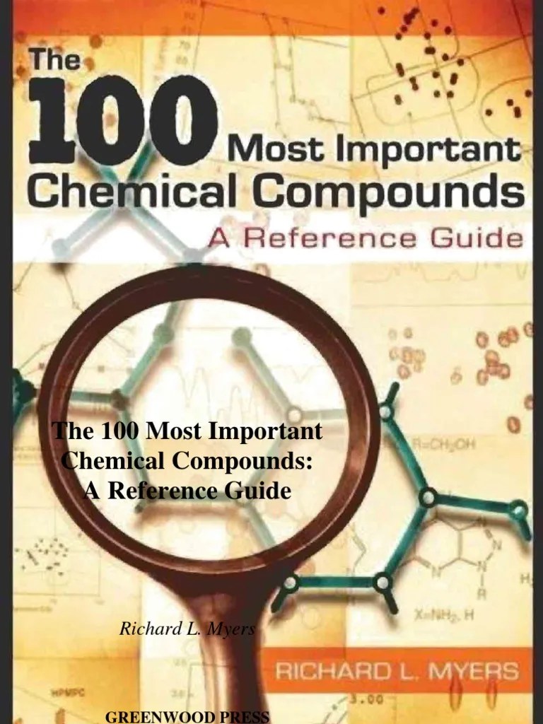 100 Most Important Chemical Compounds A Reference Guide Acetic Acid