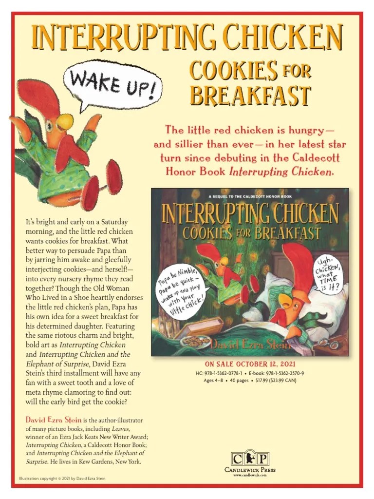 Interrupting Chicken Cookies For Breakfast Press Kit PDF Books