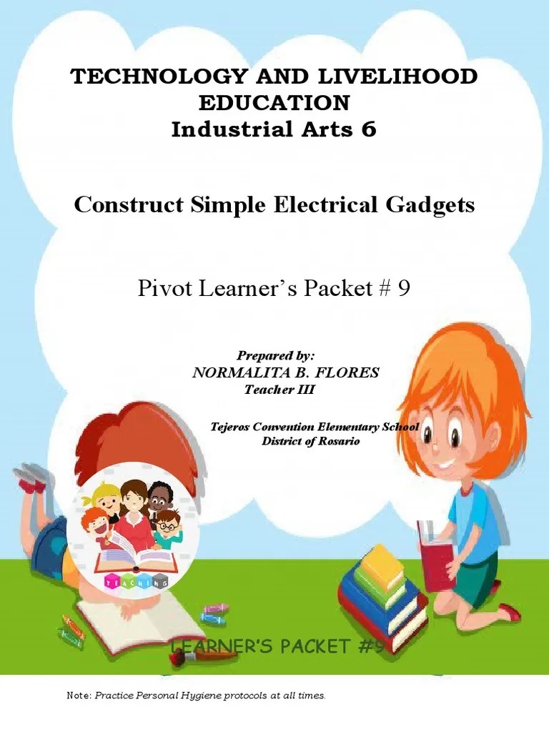 Construct Simple Electrical Gadgets Pivot Learner's Packet 9