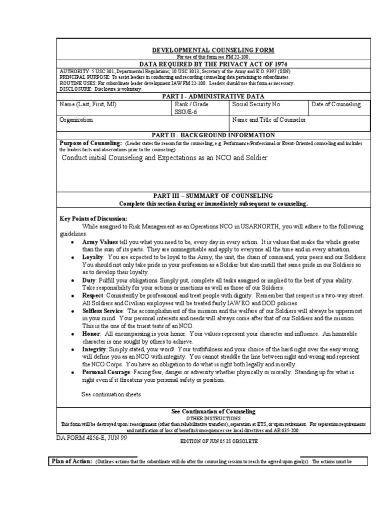 Initial Counseling PDF