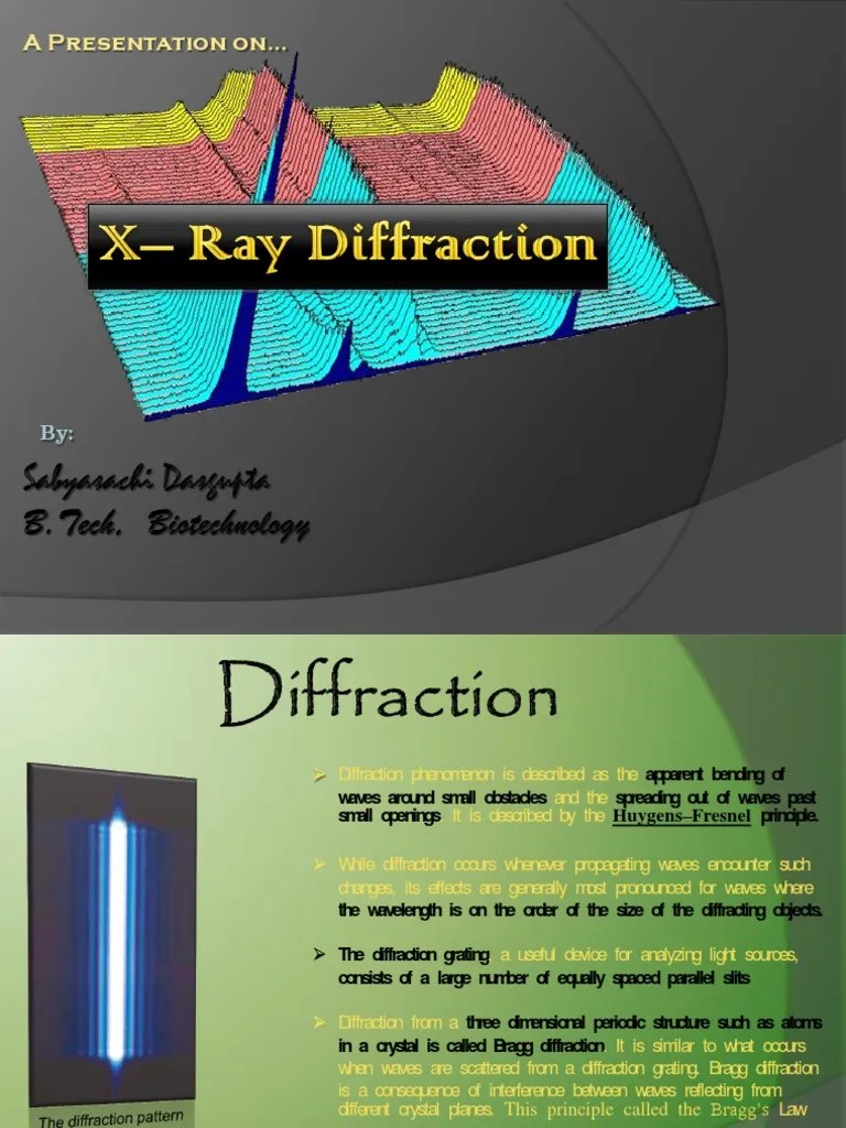 XRay Diffraction PDF Diffraction X Ray Crystallography