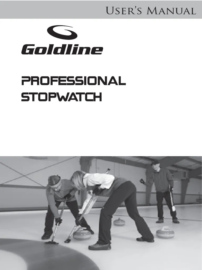 Goldline Stopwatch Instructions (BY2020) PDF Equipment Computing