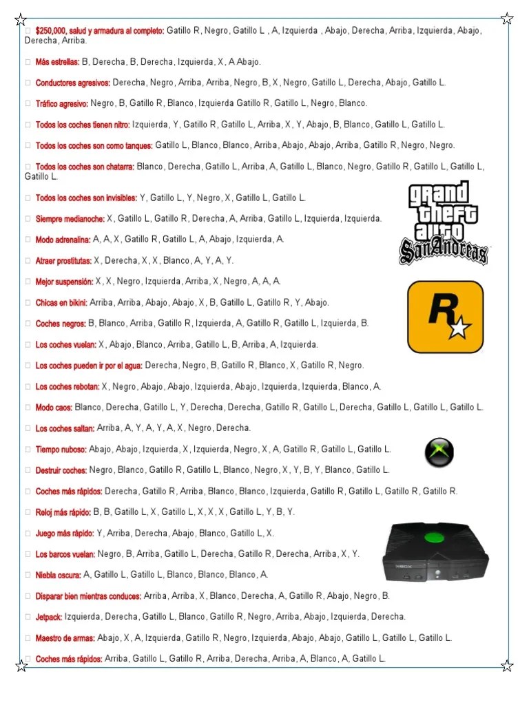 6+ Trucos De Gta San Andreas For You Mardiq Recipe