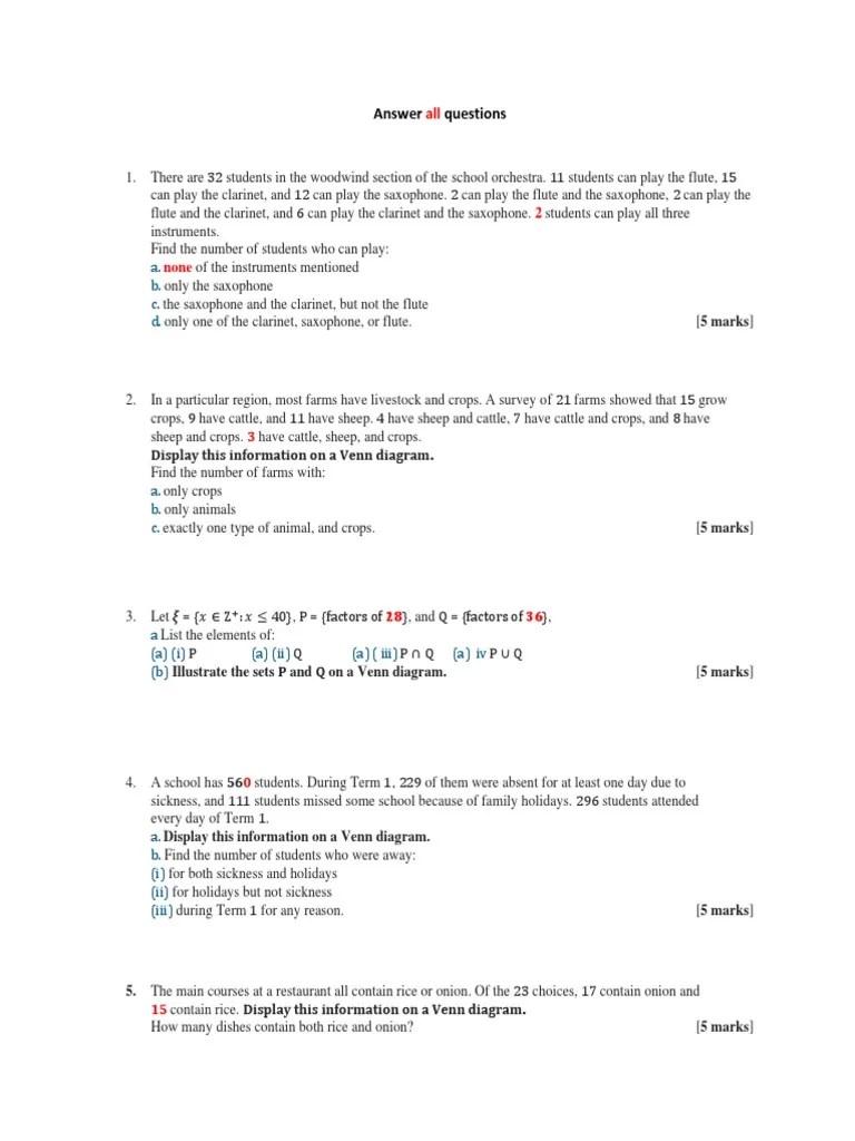 Answer Questions A. B. C. D PDF Woodwind Instruments Musical