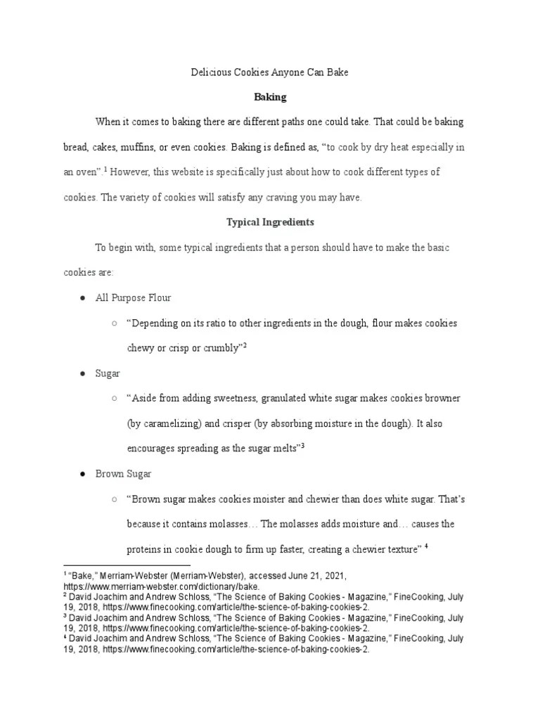 Informative Article Delicious Cookies Anyone Can Bake 1 1 PDF