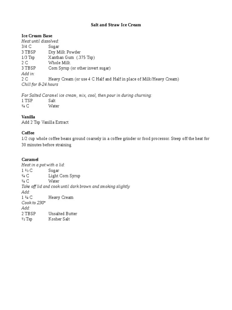 Salt and Straw Ice Cream PDF