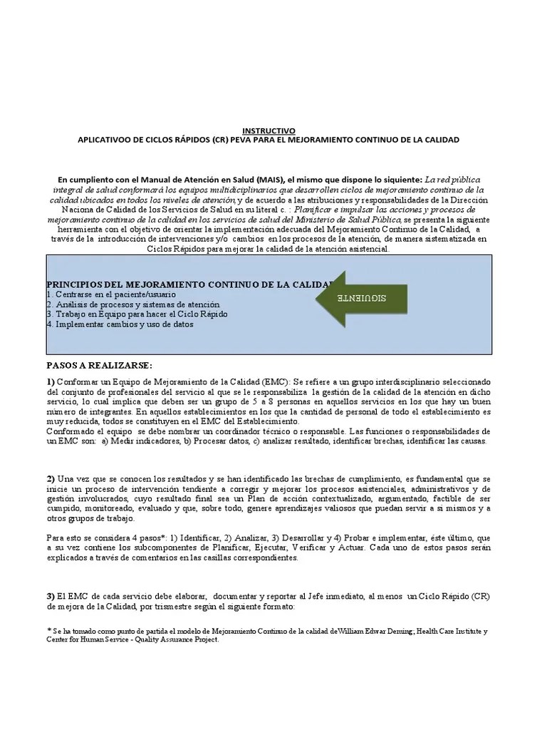 Aplicativo Ciclo Rápido MCC DNCSS Dic 2020 PDF Gestión de la