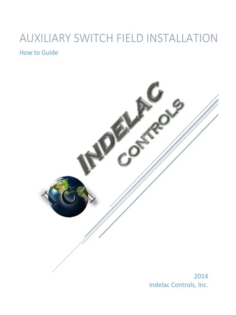 How To Guide Auxiliary Switch Field Installation PDF Switch